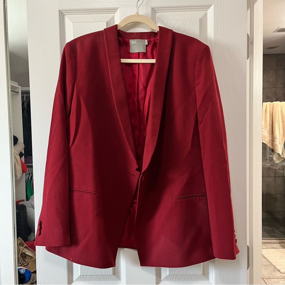 ASOS Red Blazer